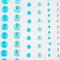 12 Packs: 116 ct. (1392 total) Turquoise Assorted Rhinestone Stickers by Recollections™